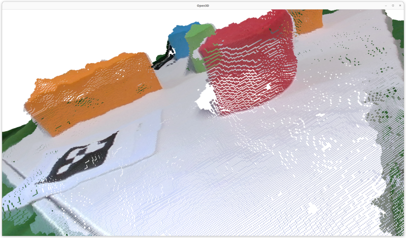 ポイントクラウドの拡大表示1